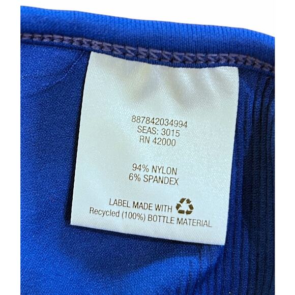 Everlast Royal Blue Workout Sports Bra Removable Pads Medium - Picture 3 of 4